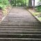 浅間神社の階段をのぼる動画